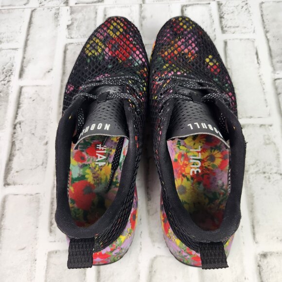 NOBULL Floral Diamond Mesh Runner Men's Size 11 Black Athletic Workout Sneakers - Picture 6 of 10